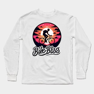 Bicycle rider, Bike Bliss Long Sleeve T-Shirt